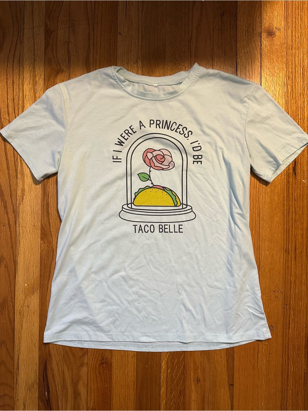 Light Blue "Taco Belle" Graphic Tee